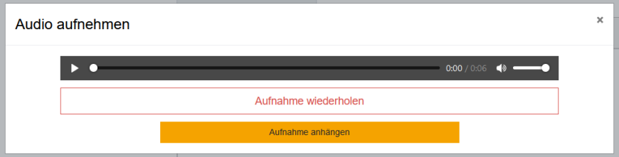 Die Videoaufnahmefunktion des Atto-Text-Editors