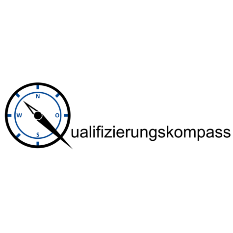 Foto: Kompass mit dem Wort Qualifizierungskompass
