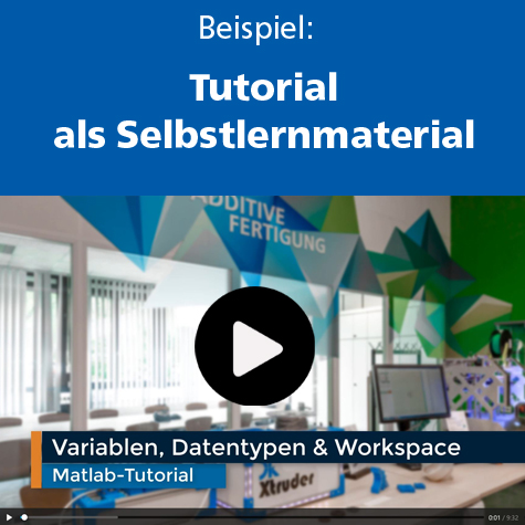 Foto: Screenshot von Beispiel für ein Tutorial als Selbstlernmaterial.